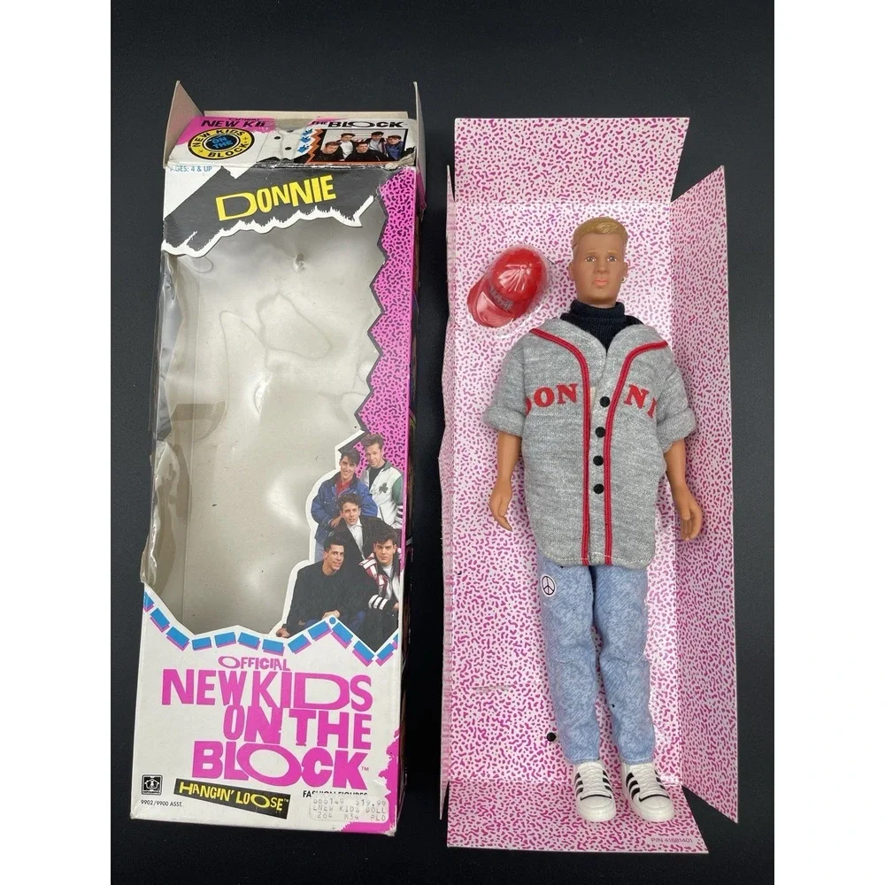 Vintage 1990 New Kids On The Block Hangin Loose Dolls Lot 4 Boxed NKOTB